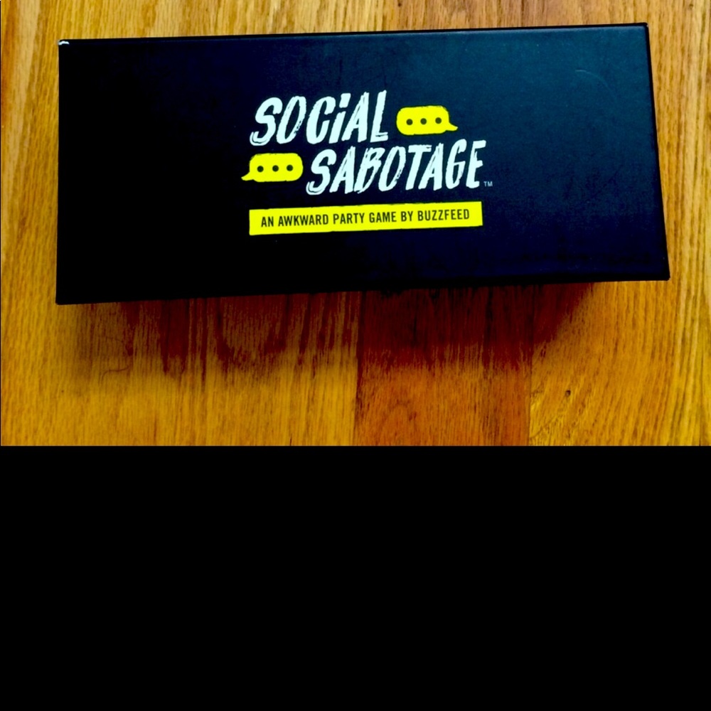 Social Sabotage Board/Card game